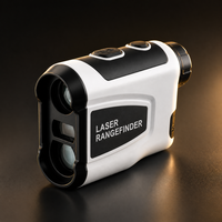 Télémètre laser de golf portable avec objectif 6X, portée de 2000 m, affichage LCD avec commutateur en yards pour la chasse et les activités de plein air