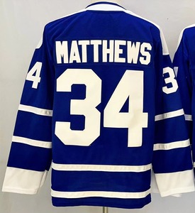 เสื้อฮอกกี้น้ำแข็งโพลีเอสเตอร์สำหรับผู้ใหญ่แบบยูนิเซ็กซ์ พิมพ์ชื่อตำแหน่งโลโก้ด้านหน้า/ด้านหลัง ผลิตตามสั่งจากโรงงาน แบบรีดร้อนสำหรับทีม - Product Image 4