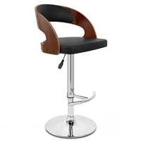360 °   Tabouret de bar pivotant et réglable, structure métallique moderne, stable et robuste, pour la maison, le bar, la salle à manger, le restaurant, le café