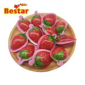 gummy strawberry jam gummy halal candy supplier