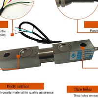 SWJ SUQ Seri 500kg Double Ended Shear Beam Load Cell Sensor Gaya Industri Paduan Baja Tahan Karat IP66 ISO9001 CE ROHS OIML