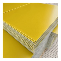Plaque en résine époxy FR4 jaune pour isolation de batteries, panneau stratifié en fibre de verre G10, plaque en résine 3240