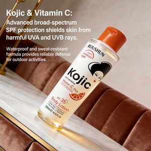 <span class=keywords><strong>Lait</strong></span> corporel à l'acide kojique et à la vitamine C SPF 35 500ml, éclaircissant, anti-taches, parfum frais pour femmes - Product Image 4