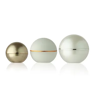 Una gran selección de color crema de ojo vacío elegante esfera acrílico frascos cosméticos