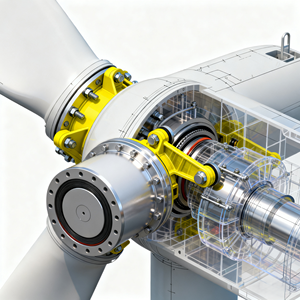 2XMW Luft-zu-Luft Gekühlter Doppelantrieb-Windgenerator 22802600kW Geräuscharme Küsten-Windturbine - Product Image 6