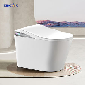 Haut <span class=keywords><strong>de</strong></span> gamme automatique en céramique monté au sol à bas prix Cupc Etl certifié <span class=keywords><strong>toilette</strong></span> intelligente intelligente avec télécommande à faible <span class=keywords><strong>bruit</strong></span> - Product Image 1