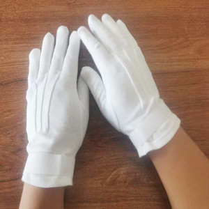 Demi-doigt personnalisé respirant église Regalia blanc coton broderie franc-maçon maçonnique 5017 haute qualité - Product Image 4