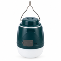 Lanterne LED rechargeable étanche IP65 200W, lumière portable d'extérieur avec 3 batteries de 1800mAh