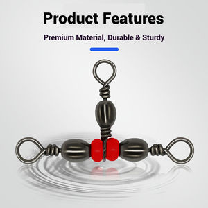 Vente en vrac directe d'usine #1 à #11 émerillons de pêche en eau salée | émerillons à <span class=keywords><strong>triple</strong></span> baril robustes pour l'océan, la pêche en haute mer en bateau - Product Image 3