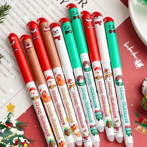 ปากกาเจลลายการ์ตูนสร้างสรรค์ ลบได้ ลายเซ็นน้ำ สำหรับการค้าต่างประเทศ ของขวัญคริสต์มาส ขนาด 0.5 มม. - Product Image 1