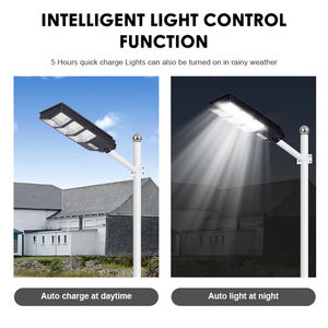 AORUITAI-Lampadaire solaire pour l'extérieur étanche Ip65 Abs, 200W, 400W, 600W - Product Image 3