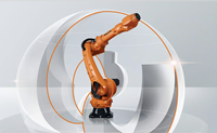 Bras robotisé industriel KUKA KR 50 R2100-2 à 6 axes pour le chargement, le déchargement, l'assemblage, la palettisation et la soudure