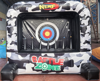 Château gonflable de sport camouflage noir Alliance pour le tir à la cible, équipement de jeu de carnaval