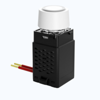 Interrupteur rotatif à bouton-poussoir LED avec télécommande, homologué ELMAK SAA, garantie 3 ans (norme australienne, usage résidentiel)