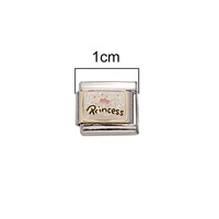 Bracelet de mode DIY à modules italiens, accessoires de luxe créatifs et personnalisés pour le commerce transfrontalier, avec fermoir lumineux