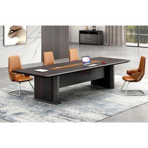 Mesa de Conferencia Moderna, Formal, Comercial, Ecológica, Duradera, para Salas de Reuniones y Oficinas en Casa - Product Image 1
