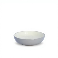 Service de table en grès émaillé coloré de luxe, assiettes et bols en céramique blanche, résistant au four, au micro-ondes et au lave-vaisselle, anti-fuite