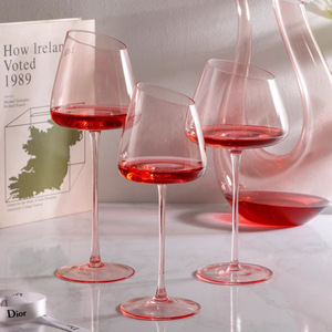 Alto Valor <span class=keywords><strong>de</strong></span> belleza para el hogar, rosa, sostenible, moderno, sencillo, diseño ligero, lujo, fondo inclinado, <span class=keywords><strong>vino</strong></span> para vidrio - Product Image 2