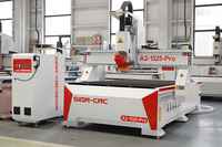 Fresadora CNC de 3 Ejes Semiautomática con Cambio de Herramienta con una Sola Tecla, Máquina de Grabado y Corte 3D de Alta Eficiencia, Motor de Rodamiento Único de 9KW