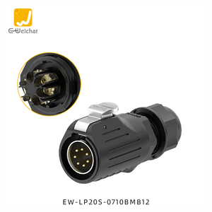 E-Weichat fábrica envío 2 3 4 5 6 7 núcleo brida enchufe aviación enchufe conector fabricante - Product Image 4