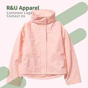 Vestes R&U pour femmes, <span class=keywords><strong>veste</strong></span> coupe-vent tendance personnalisée, vestes imperméables, coupe-vent, séchage rapide - Product Image 4