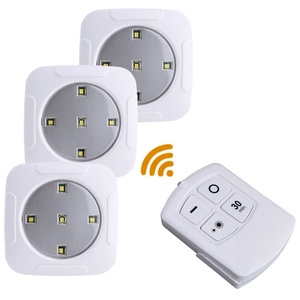 Ensemble de lumières LED sans fil avec télécommande, alimentées par piles, pour éclairage nocturne sous les armoires - Product Image 1