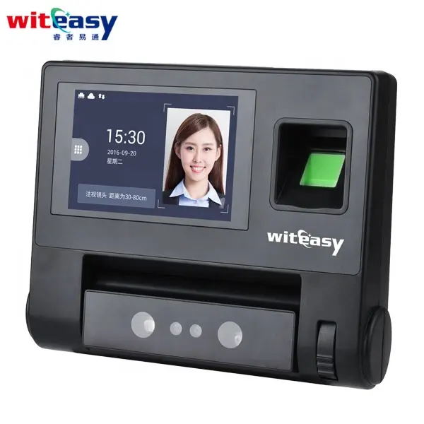 Wholesale Contactless Palm face fingerprint recognition employee time attendance machine with free SDK software