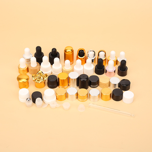 Bouteilles de parfum ambré de luxe en gros de 5ml à 100ml d'huiles de finition mate de forme ronde crème pour le visage logo personnalisé bouchon à vis boîte d'emballage - Product Image 6