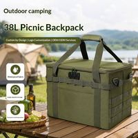 Tas Penyimpanan Peralatan Piknik & Camping Anti Air Kapasitas Besar Dengan Kunci Kombinasi Organizer Taktis