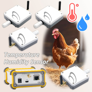 Sensor de Temperatura y Humedad Inalámbrico, Sistema de Monitoreo Ambiental Interior y Exterior, Registrador de Datos de Temperatura y Humedad - Product Image 1