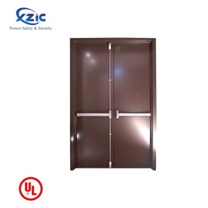 <span class=keywords><strong>Porte</strong></span> Tagliafuoco in Acciaio a Doppia Anta per Scuole con Maniglia a Barra di Spinta - Product Image 3