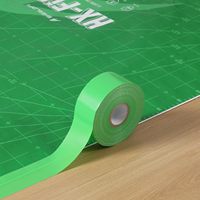 Ruban adhésif multi-usages robuste ruban de bord déchirable à la main ruban de couture vert pour l'emballage de réparations de tapis de pelouse