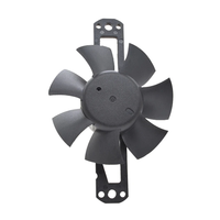 Ventilateur axial sans cadre 8025-1 12V avec support de conduit, en PBT ignifuge, 80x80x25mm, à roulement à billes, pales en plastique, pour refroidissement par air