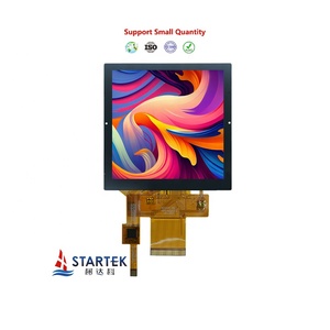 4 pollici 480x480 IPS quadrato LCD RGB interfaccia ad alta luminosità luce solare leggibile Display a temperatura ampia con tocco capacitivo - Product Image 1