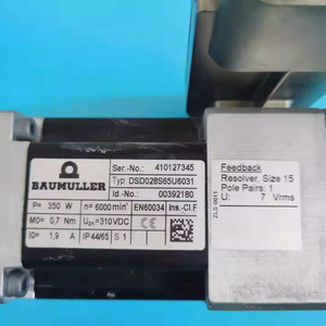 มอเตอร์ BAUMULLER DSD028S65U6031 310VDC 350W 1.9A IP44/65 ผลิตในประเทศเยอรมนี - Product Image 1