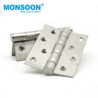 Charnière à ressort cachée à pivot plat en acier inoxydable 304/316, moderne, nickelée, silencieuse, pour portes et fenêtres de maison