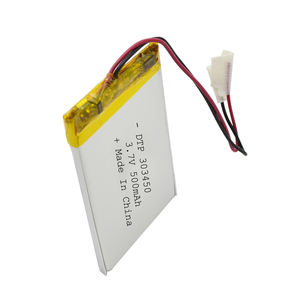 303450 500mah <span class=keywords><strong>3</strong></span>,7 v lithium polymer battery with 2A KC certificate - Product Image 4