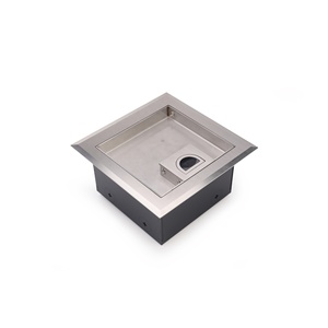 Boîte électrique de sol en acier inoxydable étanche IP66 avec couvercle rabattable à fermeture douce - Product Image 1