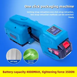 Handbediende Verpakkingsmachine, Automatische Plastic Riemverpakkingsmachine, Elektrische Handmatige Bandmachine