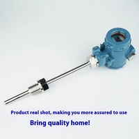 Transmitter Suhu Digital Thermowell untuk Tangki Air, Sensor Termokopel Plastik, Pengontrol 4-20MA