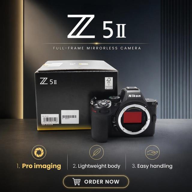 DF Wholesale Mirrorless Full-frame Professional 4K Video Camera with SD Card Dual Screen & 4x Zoom for for Z5II