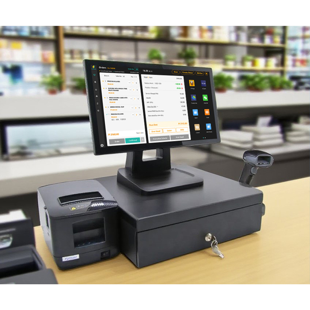 RK3566 All-in-One 15.6'' Android 11 / 13 POS Terminal for Retail & Restaurant