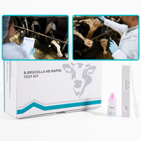 Vericare Kit de test rapide des anticorps bovins Brucella Kit de diagnostic rapide vétérinaire pour la ferme bovine