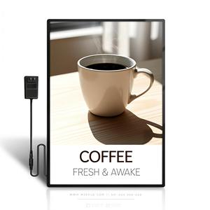 กล่องไฟกรอบรูปความสว่างสูง ป้ายไฟ LED สำหรับแสดง<span class=keywords><strong>เมนู</strong></span>บรันช์ที่เคาน์เตอร์บาร์ - Product Image 6