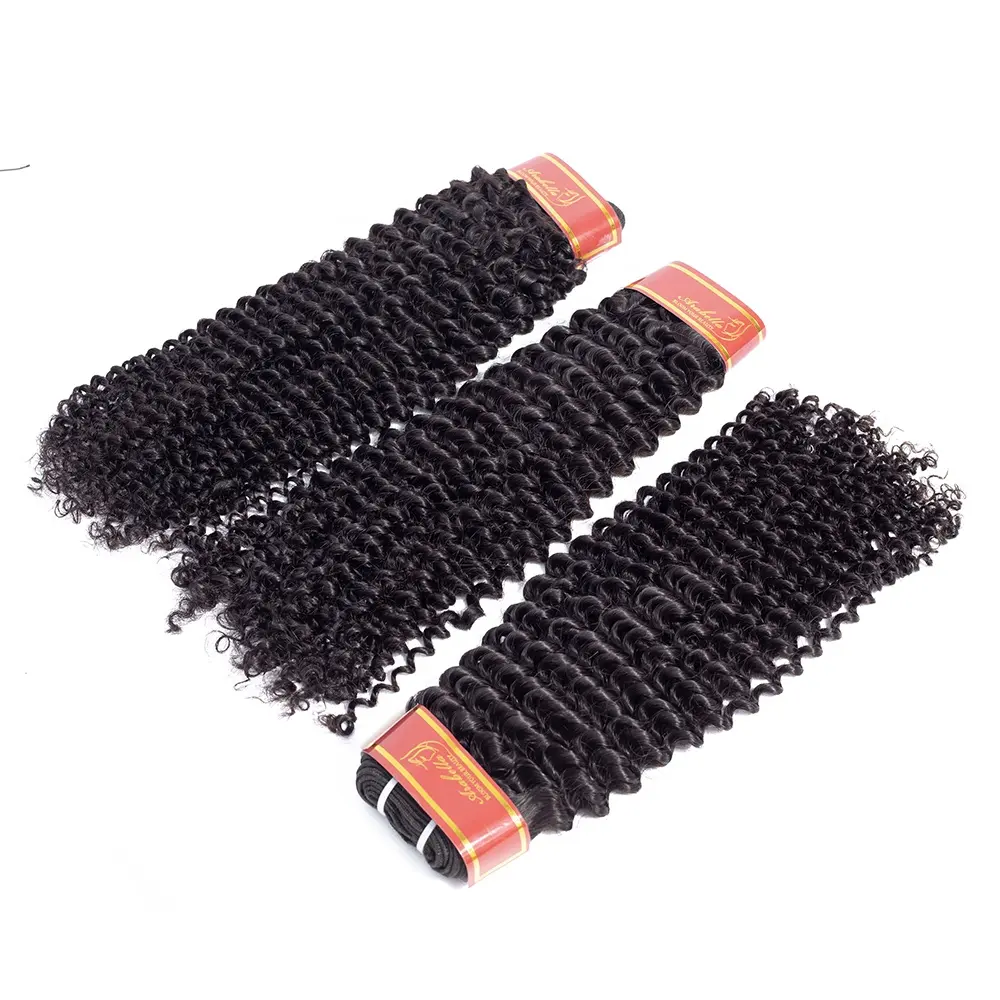 Raw Pure 32 34 36 38 40 42 Inch Long Brazilian Short Light Brown Curly Hair Extensions For Black Women