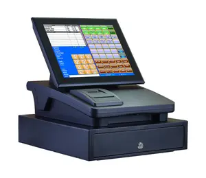 Hot Koop! F & B Service Kassa Ingebed Met Pos Software, Kassalade & Thermische Printer