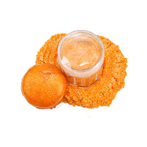 Aditivo alimenticio Polvo de brillo dorado sin titanio E171 Polvo de brillo comestible gratis para decoraciones de pasteles - Product Image 3