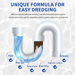 Duer.de ao 500ml usa e getta liquido detergente per scarichi per la rimozione e la deodorizzazione di zoccoli per bagno e <span class=keywords><strong>cucina</strong></span> veloci ed efficaci - Product Image 3