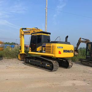 Excavadora usada Komatsu PC160, equipo de construcción de 16 toneladas, excavadora de segunda mano sobre orugas, hecha en Japón, Venta barata - Product Image 3