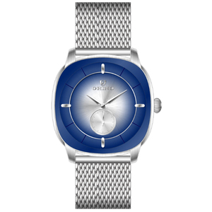 Montre à quartz pour homme au design minimaliste avec cadran Fume, petite aiguille des secondes, boîtier et bracelet en acier inoxydable, étanche 3 ATM - Product Image 2